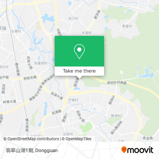 翡翠山湖1期 map