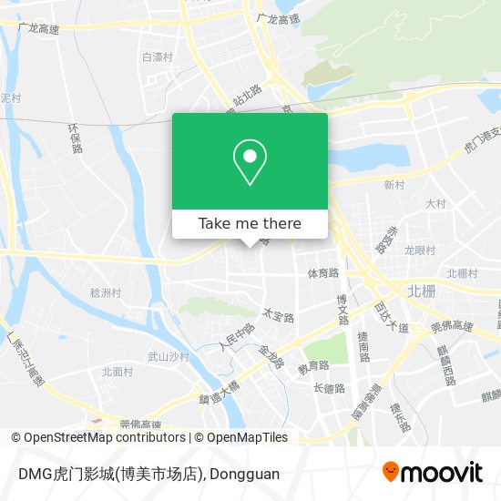 DMG虎门影城(博美市场店) map