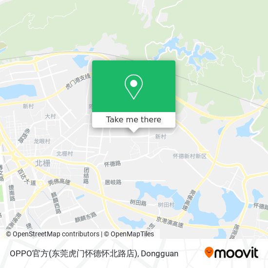 OPPO官方(东莞虎门怀德怀北路店) map
