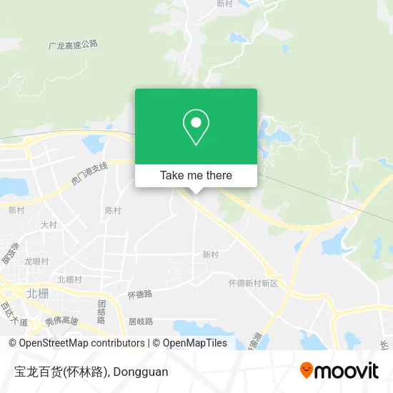 宝龙百货(怀林路) map