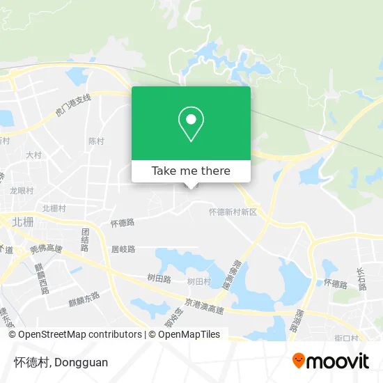 怀德村 map