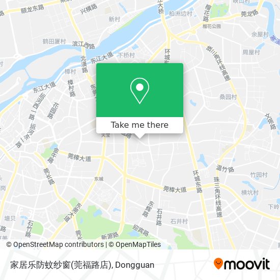 家居乐防蚊纱窗(莞福路店) map