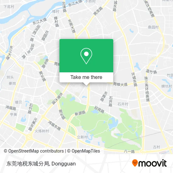 东莞地税东城分局 map