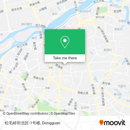 松毛岭街北区-1号楼 map