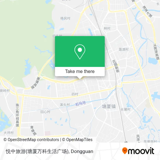 悦中旅游(塘厦万科生活广场) map