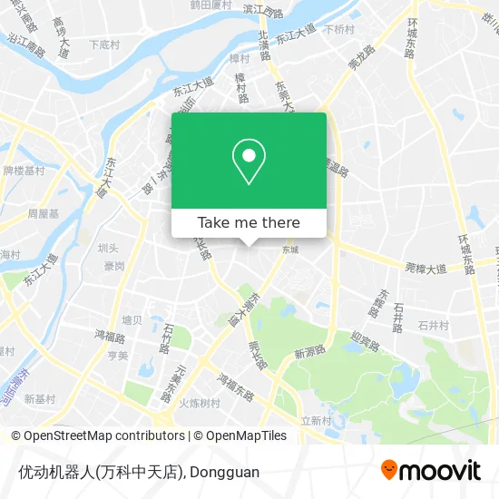 优动机器人(万科中天店) map