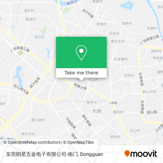 东莞朗星五金电子有限公司-南门 map