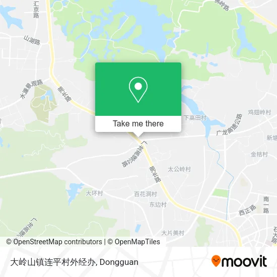 大岭山镇连平村外经办 map