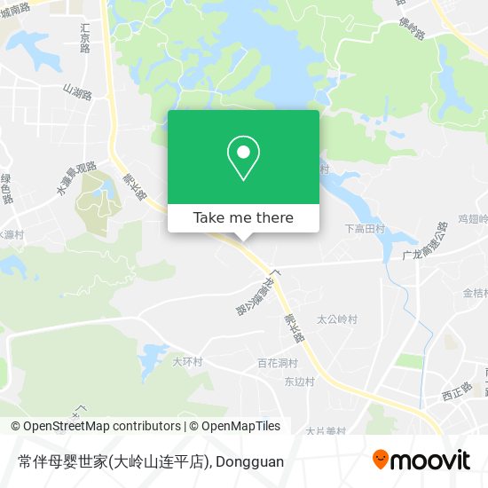 常伴母婴世家(大岭山连平店) map