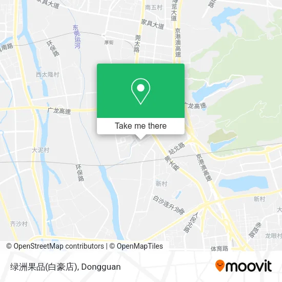 绿洲果品(白豪店) map