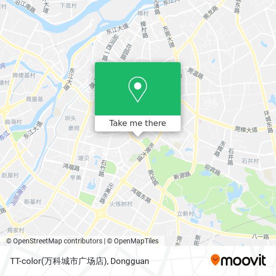 TT-color(万科城市广场店) map