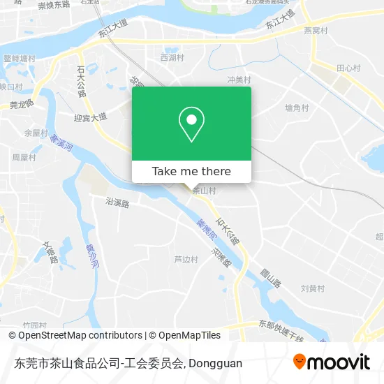 东莞市茶山食品公司-工会委员会 map