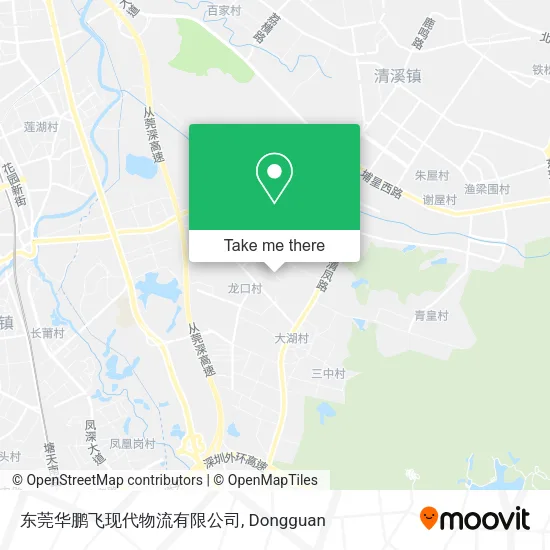 东莞华鹏飞现代物流有限公司 map