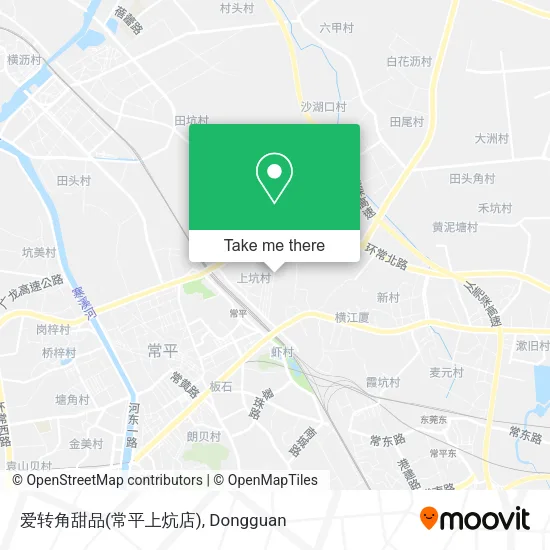 爱转角甜品(常平上炕店) map