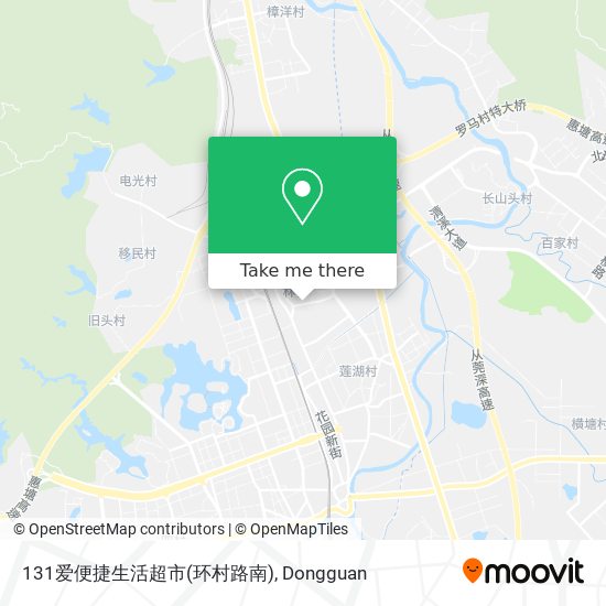 131爱便捷生活超市(环村路南) map