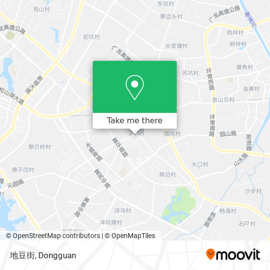 地豆街 map