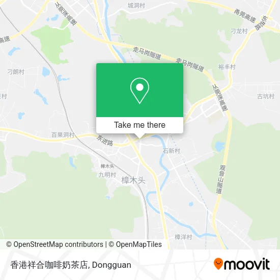 香港祥合咖啡奶茶店 map
