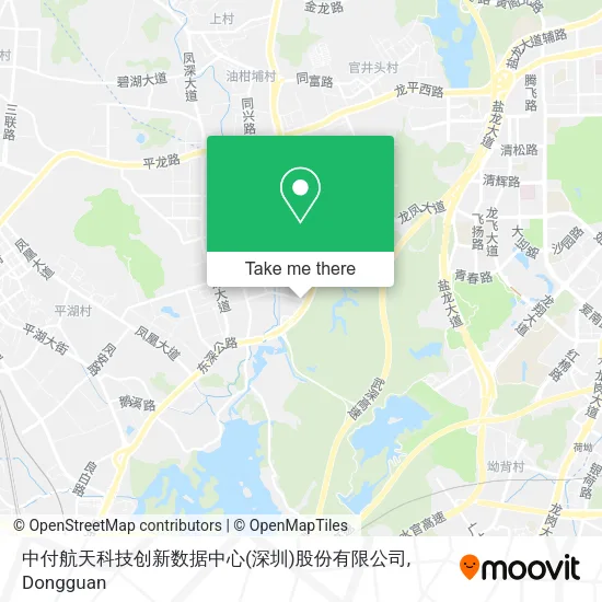 中付航天科技创新数据中心(深圳)股份有限公司 map
