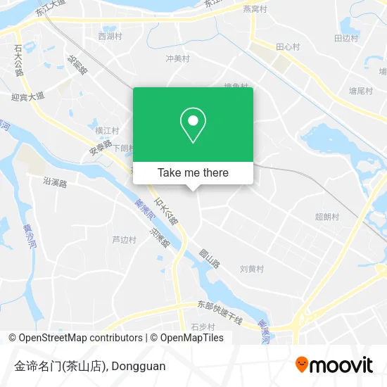 金谛名门(茶山店) map