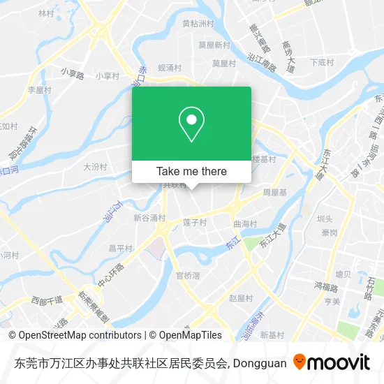 东莞市万江区办事处共联社区居民委员会 map