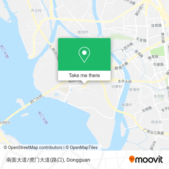 南面大道/虎门大道(路口) map