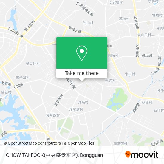 CHOW TAI FOOK(中央盛景东店) map