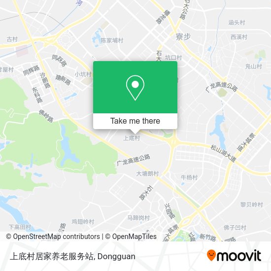 上底村居家养老服务站 map