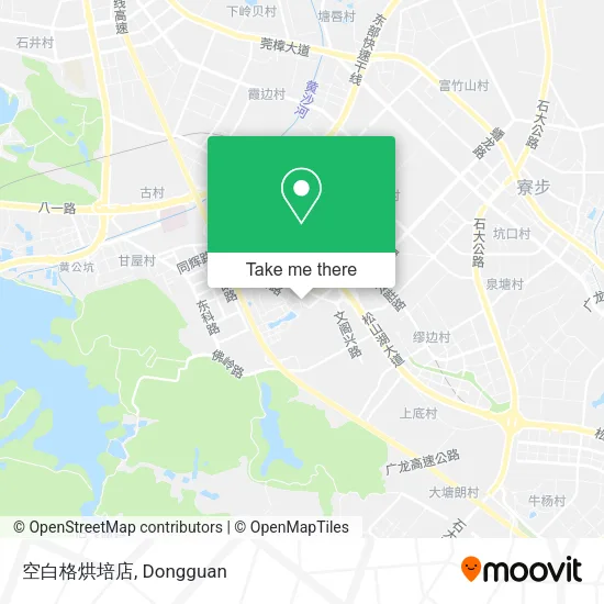 空白格烘培店 map