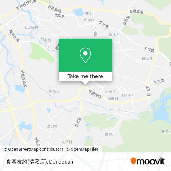 食客友约(清溪店) map