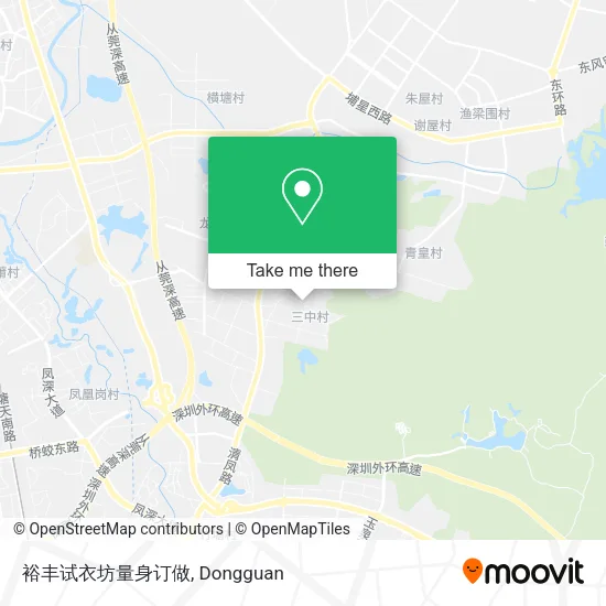 裕丰试衣坊量身订做 map