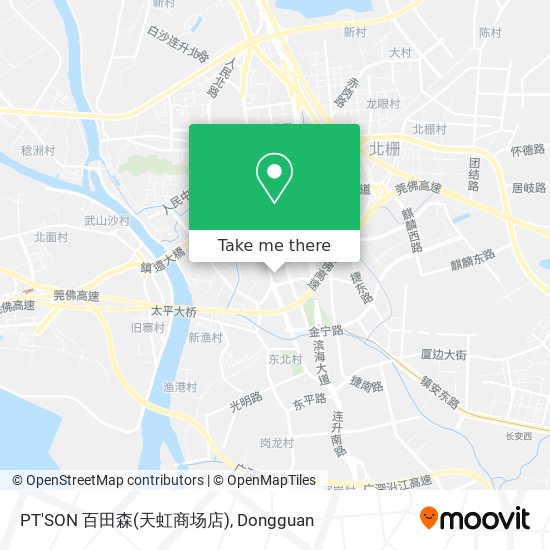 PT'SON 百田森(天虹商场店) map