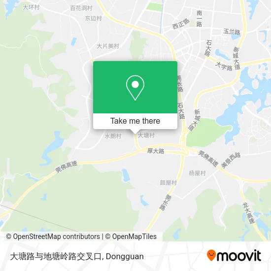 大塘路与地塘岭路交叉口 map