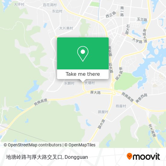 地塘岭路与厚大路交叉口 map