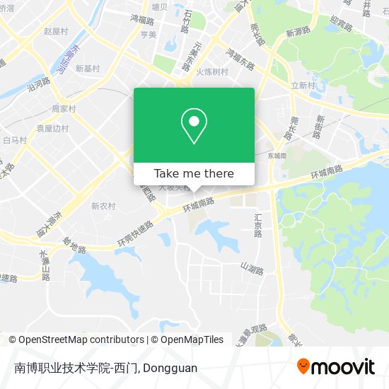 南博职业技术学院-西门 map