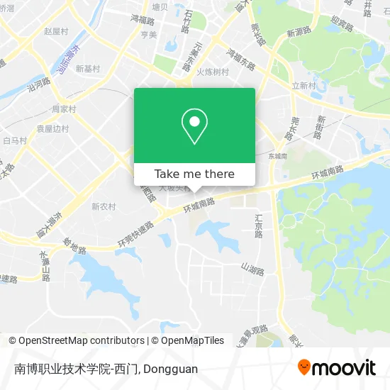 南博职业技术学院-西门 map