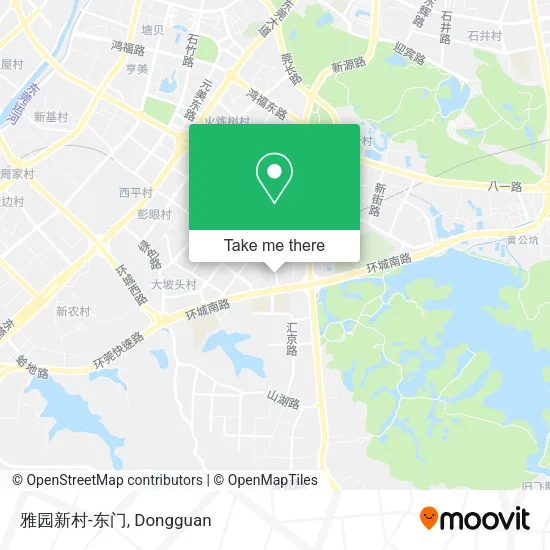 雅园新村-东门 map