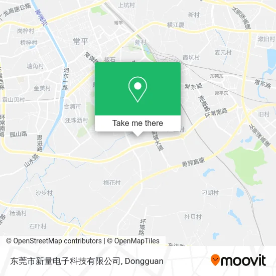 东莞市新量电子科技有限公司 map