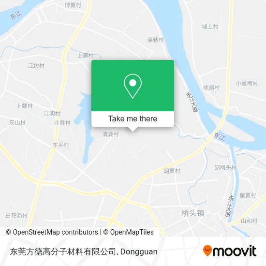 东莞方德高分子材料有限公司 map