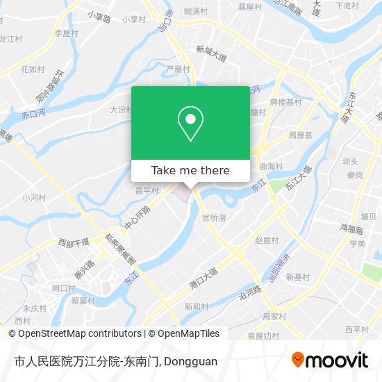 市人民医院万江分院-东南门 map