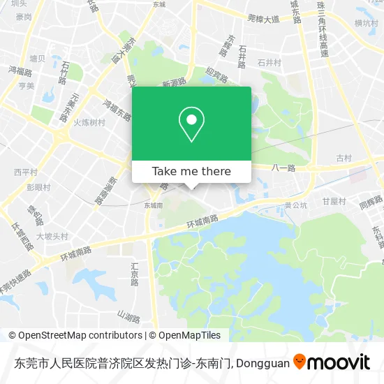 东莞市人民医院普济院区发热门诊-东南门 map