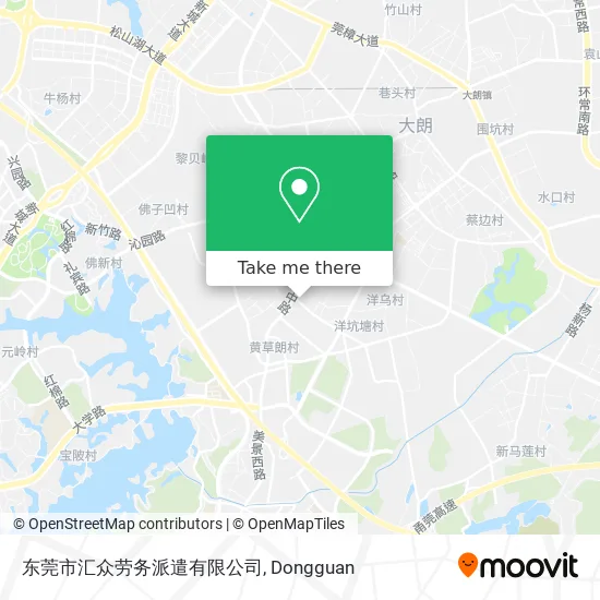 东莞市汇众劳务派遣有限公司 map