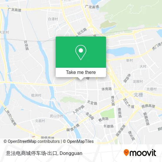 意法电商城停车场-出口 map