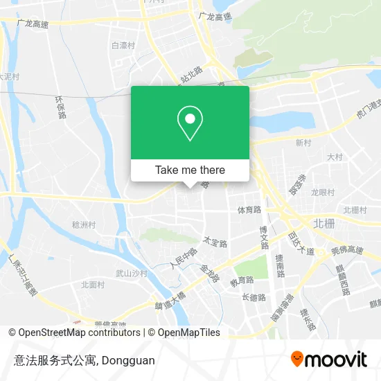 意法服务式公寓 map