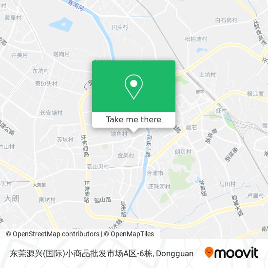 东莞源兴(国际)小商品批发市场A区-6栋 map