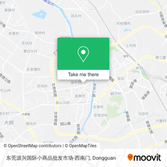 东莞源兴国际小商品批发市场-西南门 map