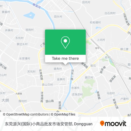 东莞源兴(国际)小商品批发市场安管部 map