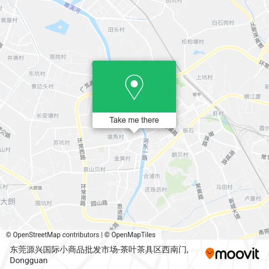 东莞源兴国际小商品批发市场-茶叶茶具区西南门 map