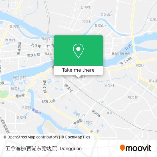 五谷渔粉(西湖东莞站店) map