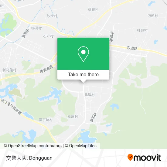 交警大队 map
