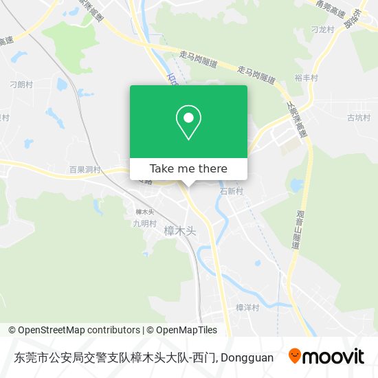 东莞市公安局交警支队樟木头大队-西门 map